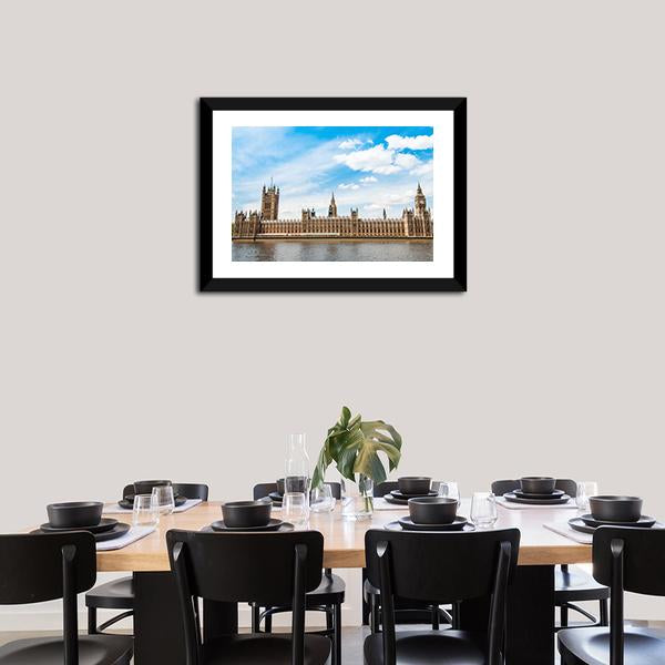 Big Ben In London UK Canvas Wall Art-3 Horizontal-Gallery Wrap-25" x 16"-Tiaracle