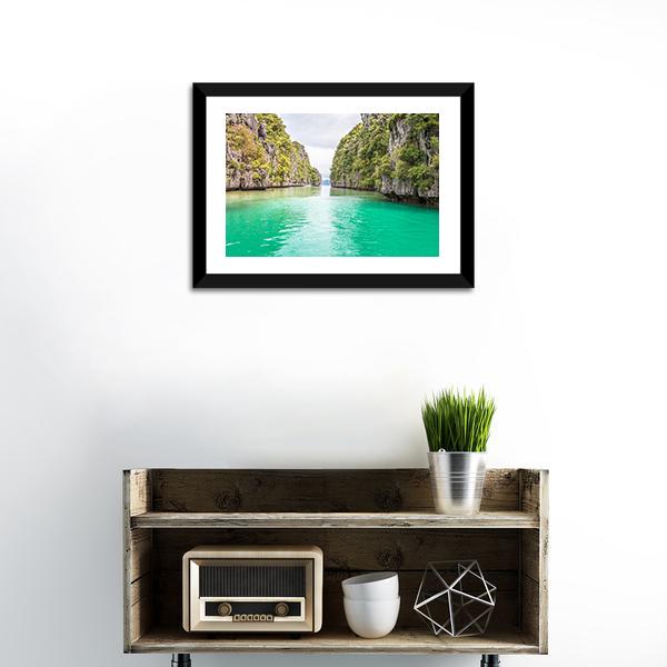 Big Lagoon Philippines Canvas Wall Art-1 Piece-Framed Print-20" x 16"-Tiaracle