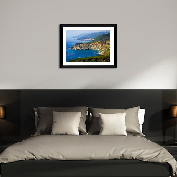 Big Sur California Coast Panoramic Canvas Wall Art-1 Piece-36" x 12"-Tiaracle