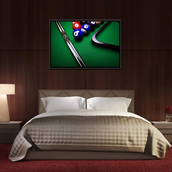Billiard Balls Canvas Wall Art-3 Horizontal-Gallery Wrap-25&quot; x 16&quot;-Tiaracle