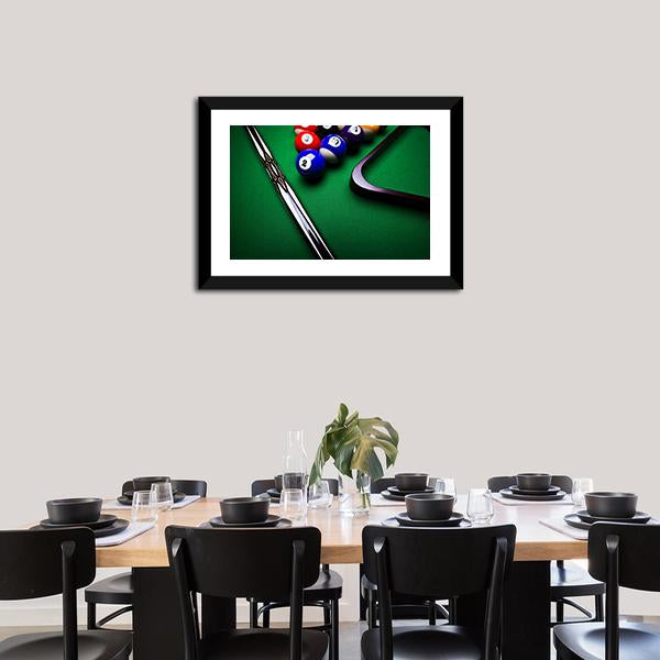 Billiard Balls Canvas Wall Art-3 Horizontal-Gallery Wrap-25&quot; x 16&quot;-Tiaracle