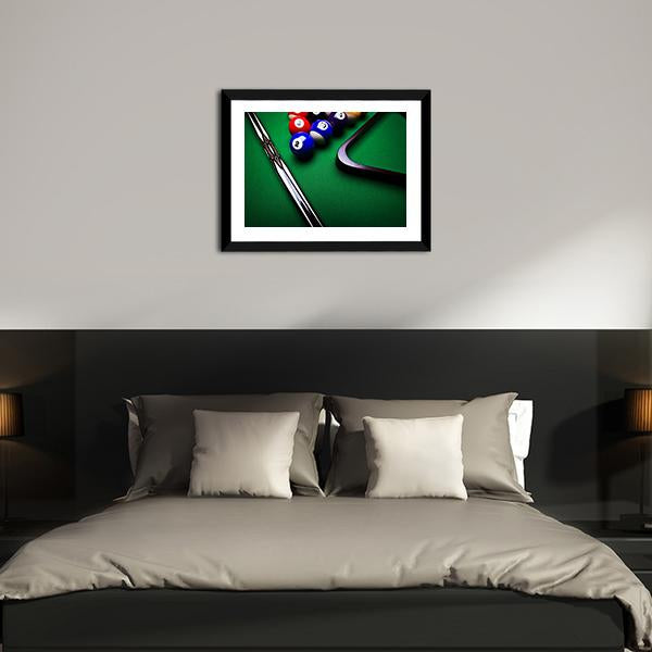 Billiard Balls Canvas Wall Art-3 Horizontal-Gallery Wrap-25&quot; x 16&quot;-Tiaracle