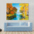 Birch Forest With River Canvas Wall Art-4 Horizontal-Gallery Wrap-34" x 24"-Tiaracle