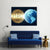 Bitcoin & Digital World Canvas Wall Art-4 Pop-Gallery Wrap-50" x 32"-Tiaracle