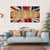 Bitcoin With Great Britain National Flag Canvas Wall Art-5 Horizontal-Gallery Wrap-22" x 12"-Tiaracle