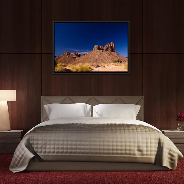 Bizzare Rock Formation Algeria Canvas Wall Art-3 Horizontal-Gallery Wrap-25" x 16"-Tiaracle