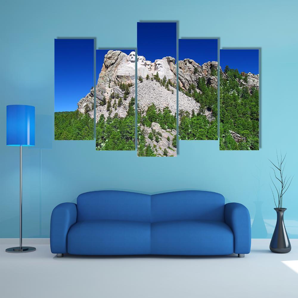 Black Hills In South Dakota Canvas Wall Art-5 Pop-Gallery Wrap-47" x 32"-Tiaracle