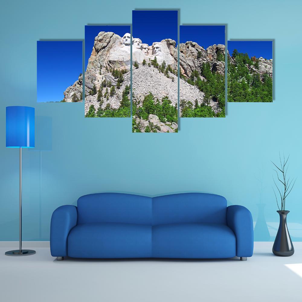Black Hills In South Dakota Canvas Wall Art-5 Star-Gallery Wrap-62" x 32"-Tiaracle