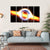 Black Hole In Space Canvas Wall Art-5 Horizontal-Gallery Wrap-22" x 12"-Tiaracle