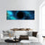 Black Hole Over Star Field Panoramic Canvas Wall Art-1 Piece-36" x 12"-Tiaracle