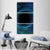 Black Hole Over Star Field Vertical Canvas Wall Art-1 Vertical-Gallery Wrap-12" x 24"-Tiaracle