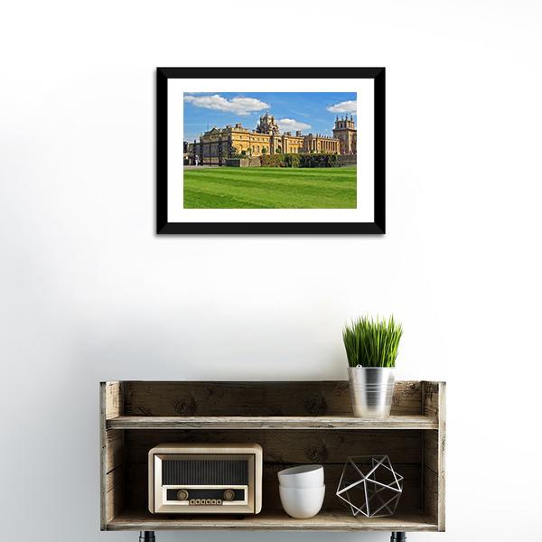 Blenheim Palace England Canvas Wall Art-1 Piece-Framed Print-20" x 16"-Tiaracle