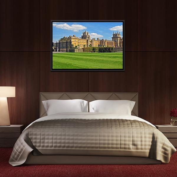 Blenheim Palace England Panoramic Canvas Wall Art-1 Piece-36" x 12"-Tiaracle