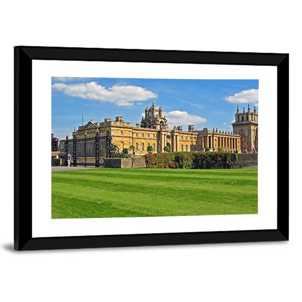 Blenheim Palace England Panoramic Canvas Wall Art-1 Piece-36" x 12"-Tiaracle