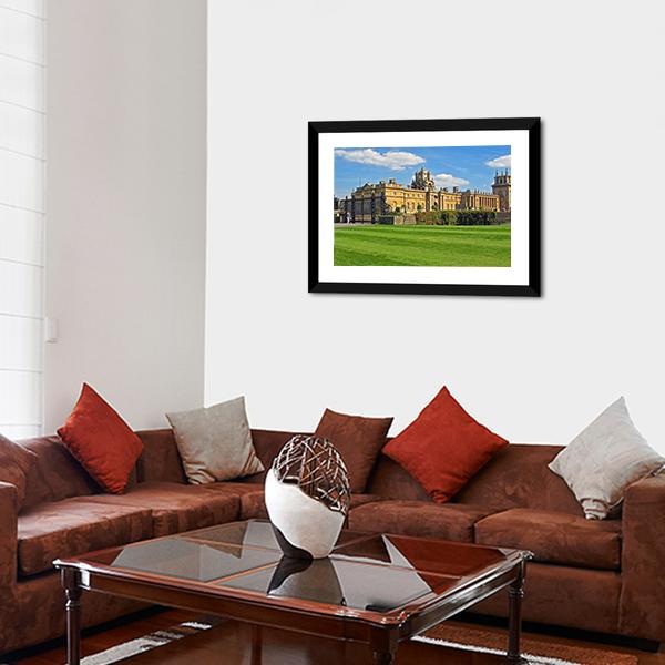 Blenheim Palace England Panoramic Canvas Wall Art-1 Piece-36" x 12"-Tiaracle