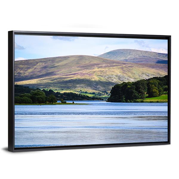 Blessington Lake Ireland Panoramic Canvas Wall Art-1 Piece-36" x 12"-Tiaracle