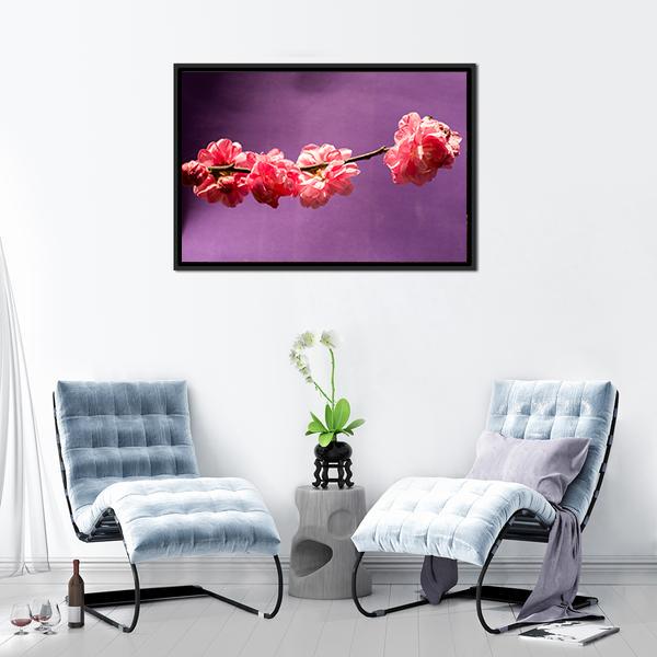 Bloom Blossom Flowers Canvas Wall Art-5 Horizontal-Gallery Wrap-22" x 12"-Tiaracle
