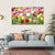 Blooming Tulips Canvas Wall Art-5 Horizontal-Gallery Wrap-22" x 12"-Tiaracle