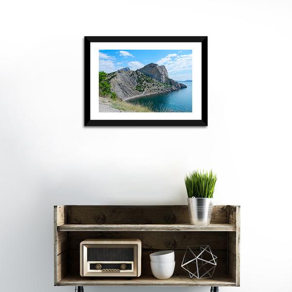 Blue Bay In The New World Crimea Canvas Wall Art-1 Piece-Framed Print-20" x 16"-Tiaracle