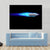Moving Blue Fiery Bullet Canvas Wall Art-1 Piece-Gallery Wrap-36" x 24"-Tiaracle