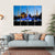 Blue Fountains At Blue Mosque Canvas Wall Art-4 Horizontal-Gallery Wrap-34" x 24"-Tiaracle