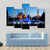 Blue Fountains At Blue Mosque Canvas Wall Art-1 Piece-Gallery Wrap-48" x 32"-Tiaracle