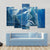 Blue Ice Canvas Wall Art-3 Horizontal-Gallery Wrap-37" x 24"-Tiaracle