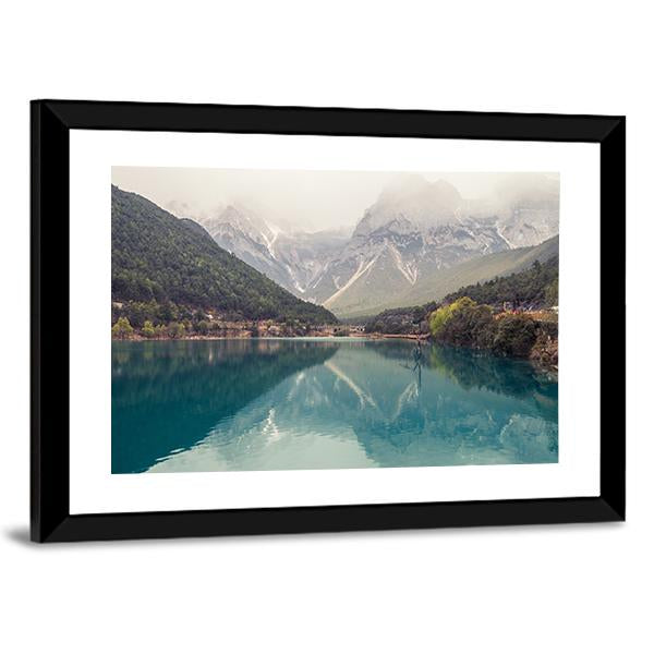 Blue Moon Valley In Lijiang Canvas Wall Art-3 Horizontal-Gallery Wrap-25" x 16"-Tiaracle