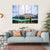 Blue Peyto Lake Canvas Wall Art-4 Horizontal-Gallery Wrap-34" x 24"-Tiaracle