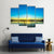 Blue Sky At Calm Lake Canvas Wall Art-4 Pop-Gallery Wrap-50" x 32"-Tiaracle