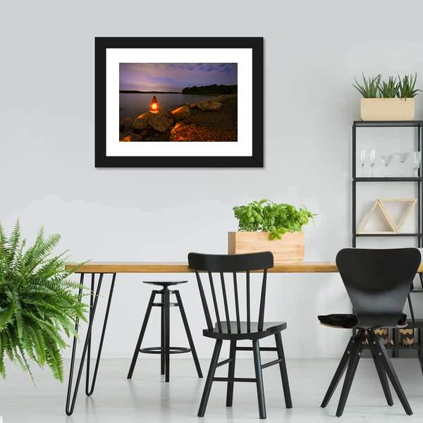 Blue Springs Lake In Kansas Panoramic Canvas Wall Art-1 Piece-36" x 12"-Tiaracle