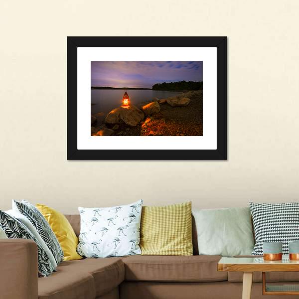 Blue Springs Lake In Kansas Panoramic Canvas Wall Art-1 Piece-36" x 12"-Tiaracle