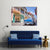 Blue Vintage Car Canvas Wall Art-4 Horizontal-Gallery Wrap-34" x 24"-Tiaracle