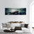 Boat Drifting In Stormy Ocean Panoramic Canvas Wall Art-3 Piece-25" x 08"-Tiaracle