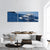 Boat In Deep Blue Water Panoramic Canvas Wall Art-1 Piece-36" x 12"-Tiaracle