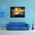 Boat In Middle Of Ocean Canvas Wall Art-1 Piece-Gallery Wrap-36" x 24"-Tiaracle