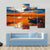 Boat In Ocean Canvas Wall Art-5 Pop-Gallery Wrap-47" x 32"-Tiaracle