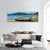 Boat On Beach Greece Panoramic Canvas Wall Art-3 Piece-25" x 08"-Tiaracle