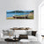 Boat On Beach Greece Panoramic Canvas Wall Art-3 Piece-25" x 08"-Tiaracle