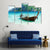 Boat On Phi Phi Island Canvas Wall Art-3 Horizontal-Gallery Wrap-37" x 24"-Tiaracle