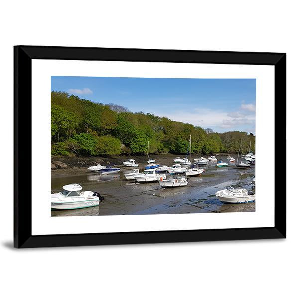 Boats For Tourism Panoramic Canvas Wall Art-1 Piece-36" x 12"-Tiaracle