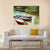 Boats In Emerald Lake Canvas Wall Art-1 Piece-Gallery Wrap-48" x 32"-Tiaracle