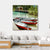 Boats In Emerald Lake Canvas Wall Art-4 Square-Gallery Wrap-17" x 17"-Tiaracle