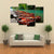 Boats In Green Lake Canvas Wall Art-4 Pop-Gallery Wrap-50" x 32"-Tiaracle