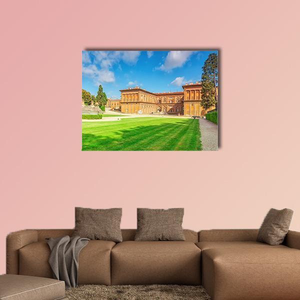 Boboli Gardens In Florence Canvas Wall Art-1 Piece-Gallery Wrap-48" x 32"-Tiaracle