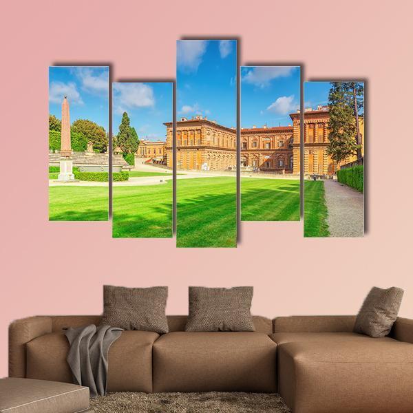 Boboli Gardens In Florence Canvas Wall Art-5 Pop-Gallery Wrap-47" x 32"-Tiaracle