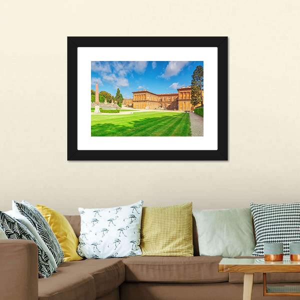 Boboli Gardens In Florence Canvas Wall Art-3 Horizontal-Gallery Wrap-25" x 16"-Tiaracle