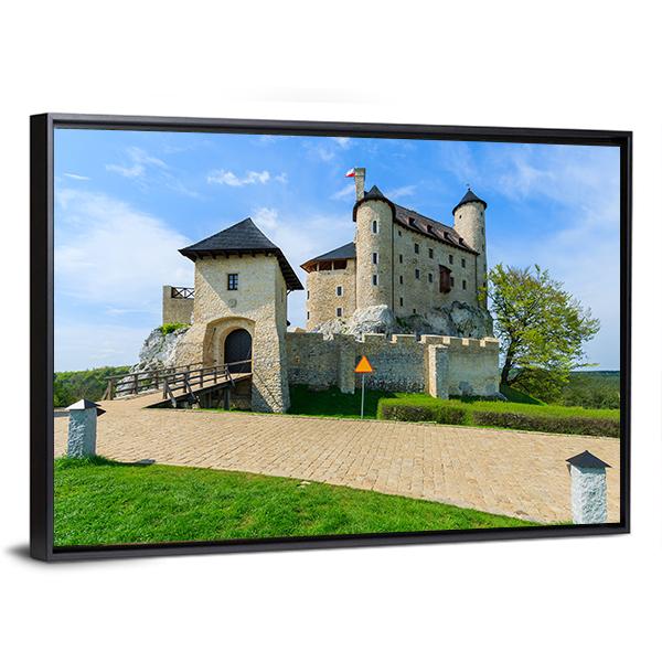 Bobolice Castle Canvas Wall Art-3 Horizontal-Gallery Wrap-25" x 16"-Tiaracle