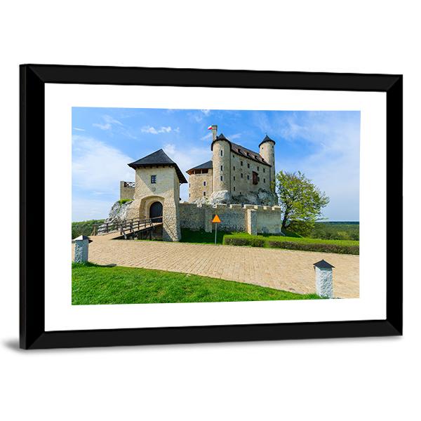 Bobolice Castle Canvas Wall Art-3 Horizontal-Gallery Wrap-25" x 16"-Tiaracle