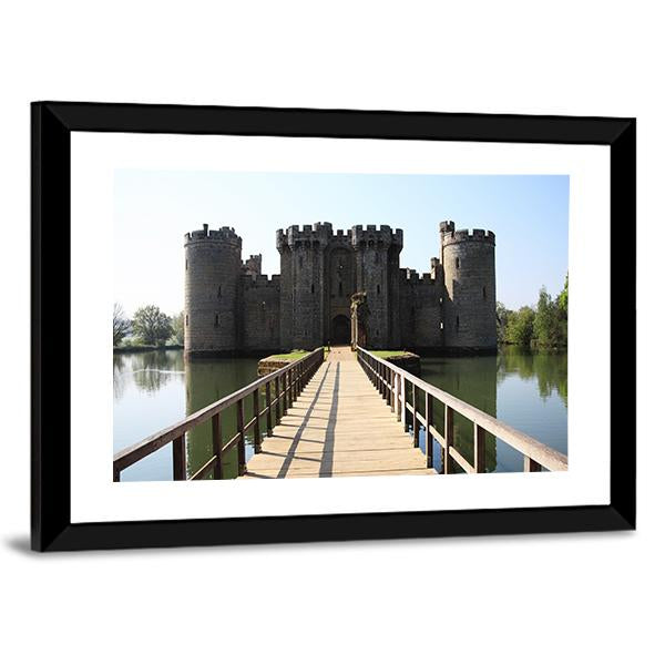 Bodiam Castle Canvas Wall Art-3 Horizontal-Gallery Wrap-25" x 16"-Tiaracle